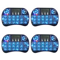 Foto del baner flotante de 4 Controles teclado con luz para tv led | tv box inalámbrico